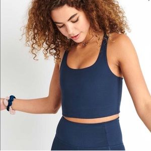 Girlfriend Collective Paloma bra in Midnight S